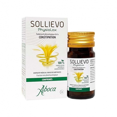 Aboca Sollievo Physiolax Constipation 45 comprimés pas cher, discount