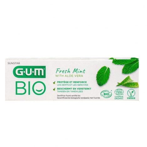 Gum Dentifrice Menthe Fraiche Bio 75ml pas cher, discount