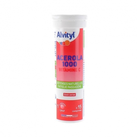 Alvityl Acerola 1000 Vitamine C 15 comprimés pas cher, discount