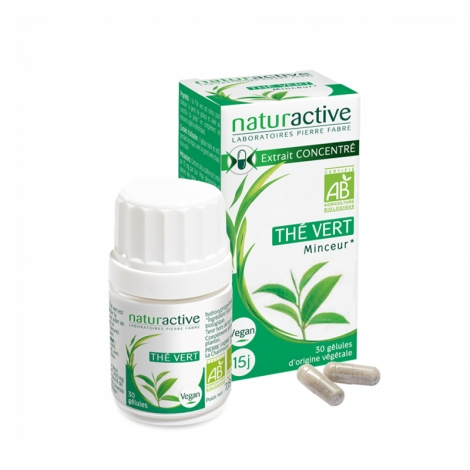Naturactive Thé Vert Minceur 30 gélules végétales pas cher, discount