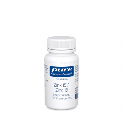 Pure Encapsulations Zinc 15 60 gélules pas cher, discount