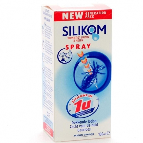 Silikom Anti-Poux Spray 100ml pas cher, discount
