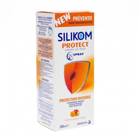 Silikom Protect Anti-Poux Spray 200ml pas cher, discount
