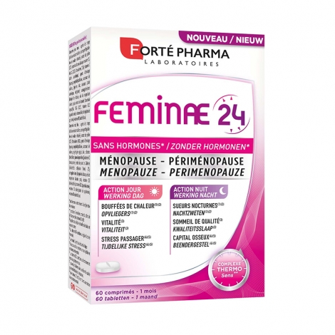 Forte Pharma Feminae 24 Ménopause Périménopause 60 comprimés pas cher, discount