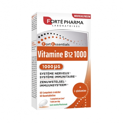 Forte Pharma Vitamine B12 1000 60 comprimés pas cher, discount