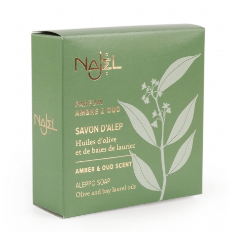 Najel Savon d'Alep Parfum Ambre & Oud 100g pas cher, discount