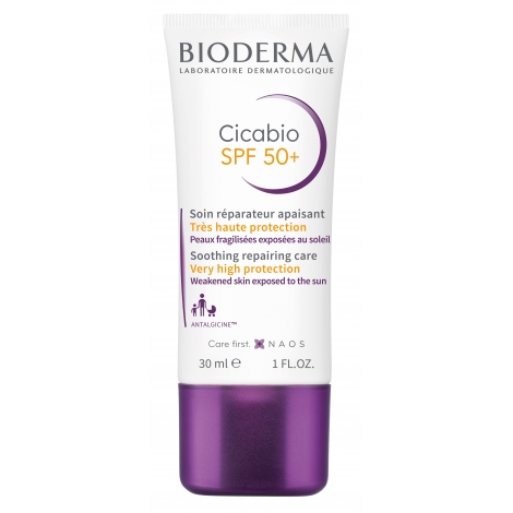 Bioderma Cicabio +spf50 Soin Réparateur Apaisant 30 ml pas cher, discount