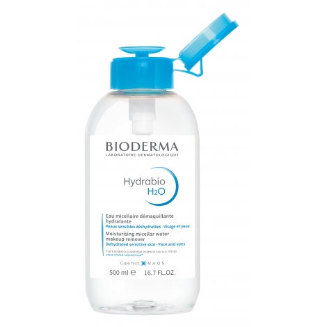 Bioderma Hydrabio H2O Solution Micellaire Démaquillante Hydratante 500ml pas cher, discount