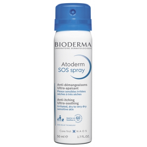 Bioderma Atoderm SOS Spray Anti-Démangeaisons 50ml pas cher, discount