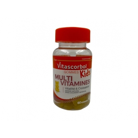 Vitascorbol Gommes Multivitamines Kids 60 gommes pas cher, discount