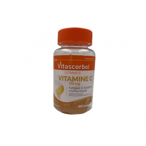 Vitascorbol Gommes Vitamine C 60 gommes pas cher, discount