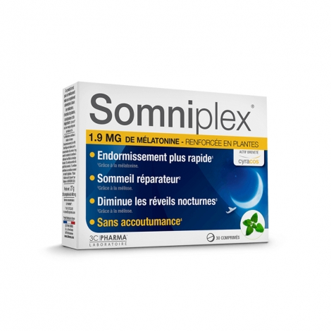 3C Pharma Somniplex 30 comprimés pas cher, discount