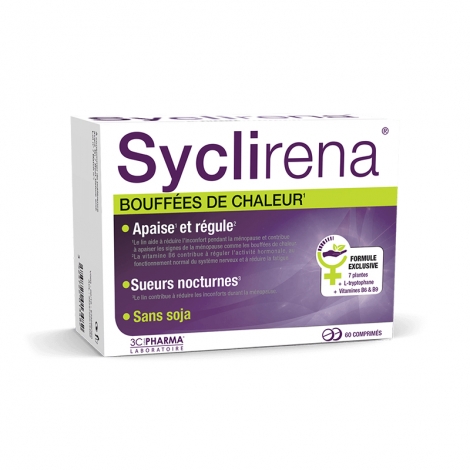 3C Pharma Syclirena Bouffées de Chaleur 60 comprimés pas cher, discount