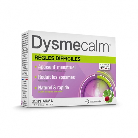 3C Pharma DysmeCalm Règles Difficiles 15 comprimés pas cher, discount