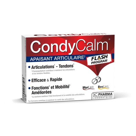 3C Pharma CondyCalm Apaisant Articulaire 15 comprimés pas cher, discount