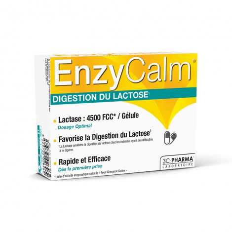 3C Pharma EnzyCalm Digestion du Lactose 30 gélules pas cher, discount