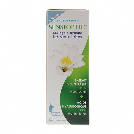 Bausch & Lomb Sensioptic Solution Ophtalmique 10ml pas cher, discount