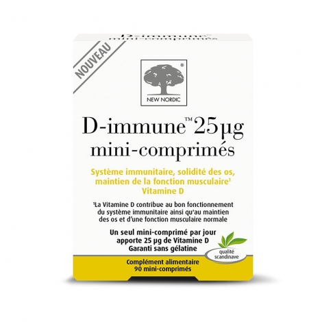 New Nordic D-immune 25 µg 90 comprimés pas cher, discount