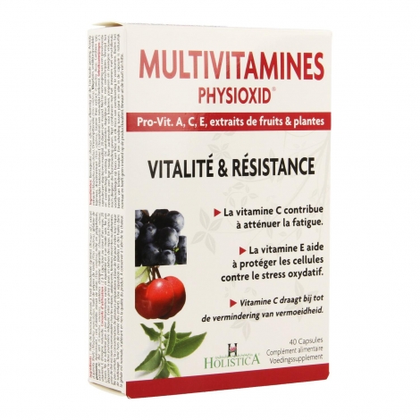 Holistica Physioxid Multivitamines 40 capsules pas cher, discount