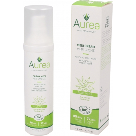 Aurea Médi-Crème Aloe Vera Bio 50ml pas cher, discount