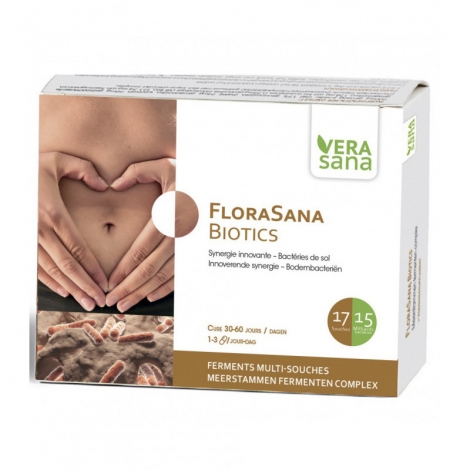 Vera Sana Flora Sana Biotics 60 gélules pas cher, discount