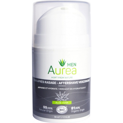 Aurea Men Soin Après-Rasage Aloe Vera Bio 50ml pas cher, discount
