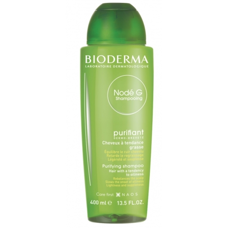 Bioderma Nodé G Shampooing Purifiant Cheveux à Tendance Grasse 400ml pas cher, discount