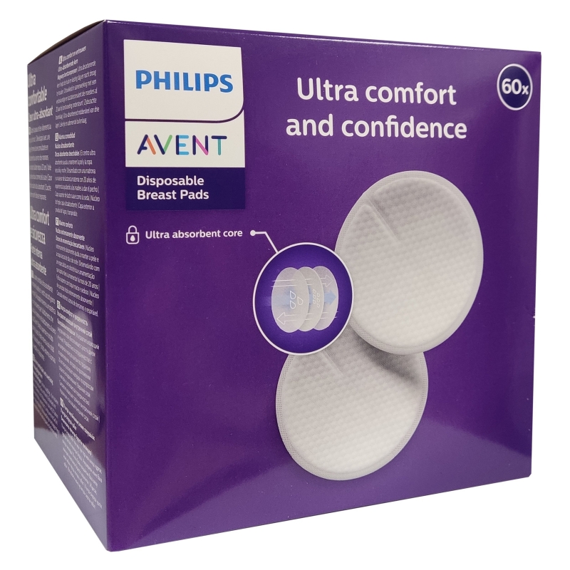 Coussinets d'allaitement jetables confort optimal Philips Avent