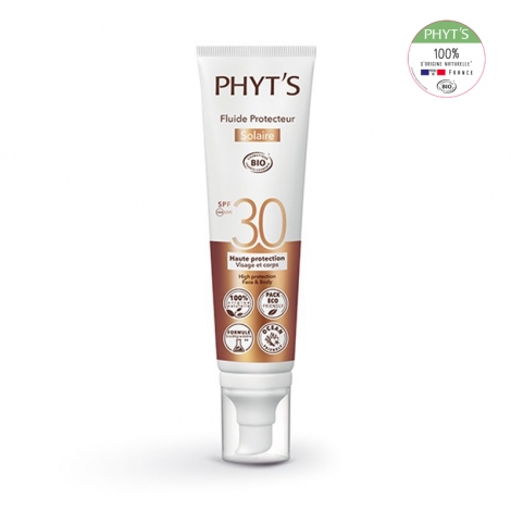 Phyt's Phyt'Solaire Fluide Protecteur Bio SPF30 100ml pas cher, discount