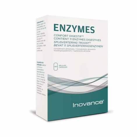 Inovance Enzymes Confort Digestif 40 gélules pas cher, discount