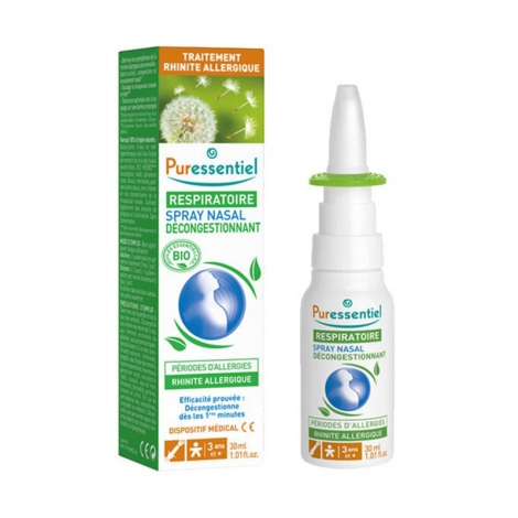 Puressentiel Respiratoire Spray Nasal Décongestionnant Bio 15ml pas cher, discount