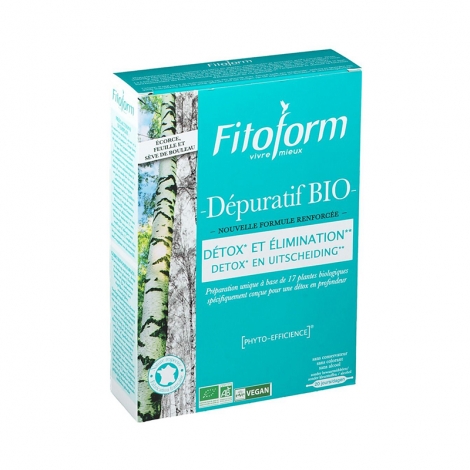 Fitoform Dépuratif Bio 20 ampoules pas cher, discount