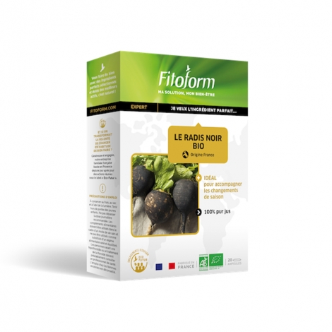 Fitoform Le Radis Noir Bio 20 ampoules pas cher, discount