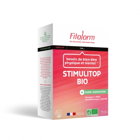 Fitoform Stimulitop Bio 20 ampoules pas cher, discount