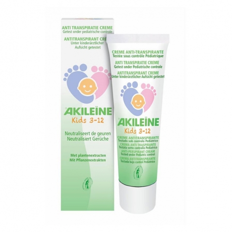 Akileine Kids 3-12 Crème Anti-Transpirante 75ml pas cher, discount