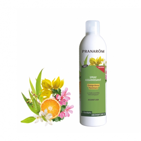 Pranarom Aromaforce Spray Assainissant Orange Douce Ravintsara Bio 400ml pas cher, discount