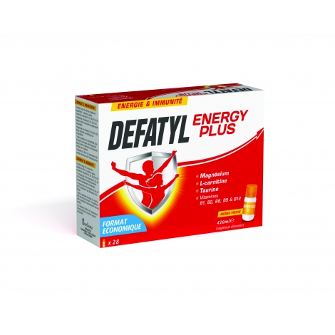 Defatyl Energy Plus 28 flacons de 15ml pas cher, discount