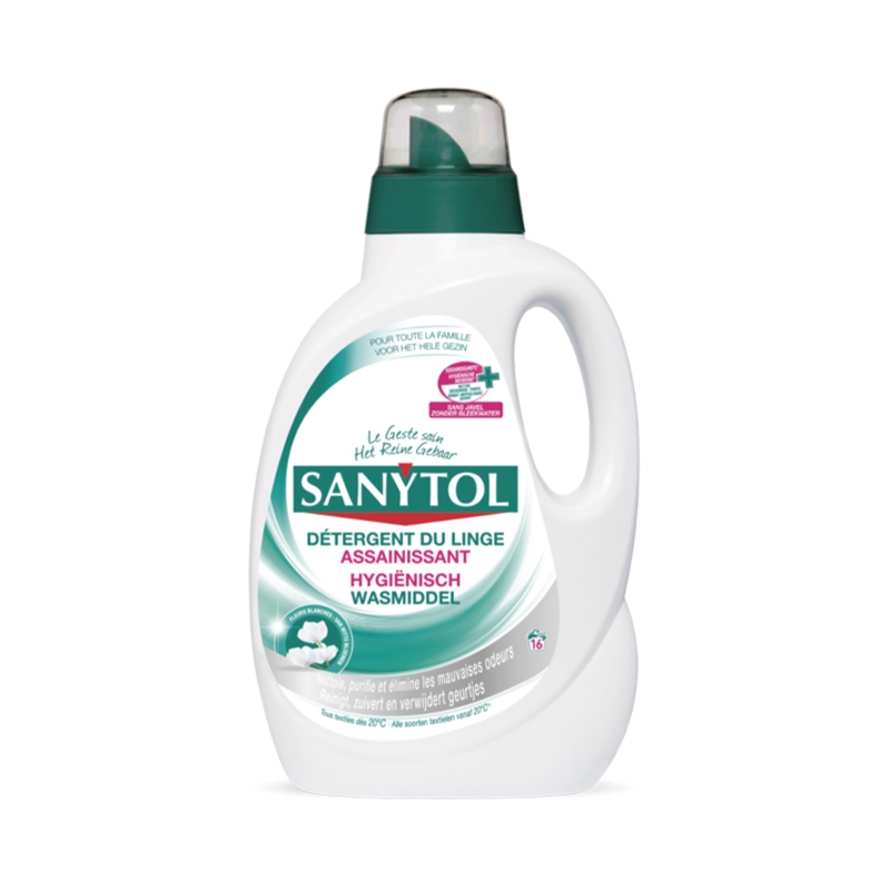 Lessive Désinfectant Fleurs Blanches Sanytol 1,65L