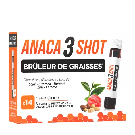 Anaca 3 Shot Brûleur de Graisses 14 shots pas cher, discount