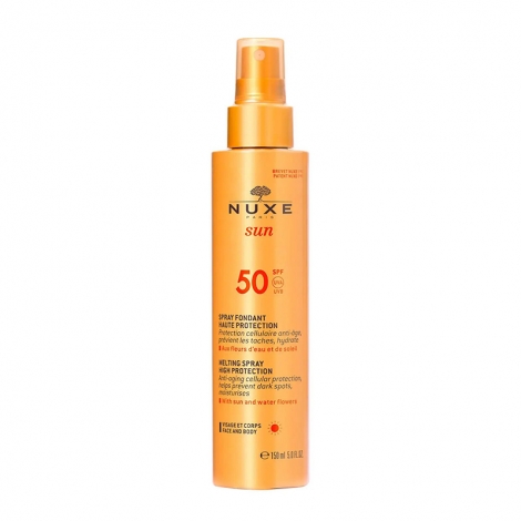 Nuxe Sun Spray Fondant Visage & Corps SPF50 150ml pas cher, discount