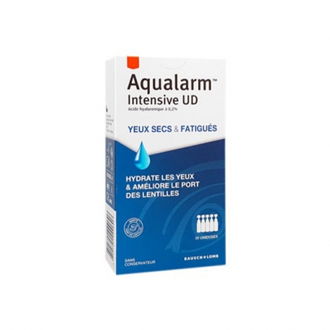 Bausch & Lomb Aqualarm Intensive UD Solution Ophtalmique Unidoses  30 x 0,5ml pas cher, discount