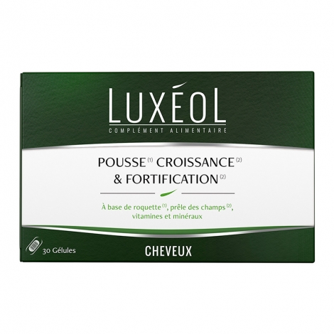 Luxéol Cheveux Pousse Croissance & Fortification 30 gélules pas cher, discount