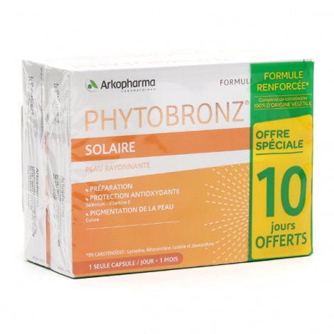 Arkopharma Phytobronz Solaire 2x30 capsules pas cher, discount