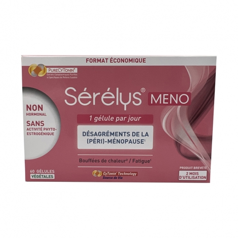Sérélys Méno Désagréments de la Ménopause 60 gélules pas cher, discount