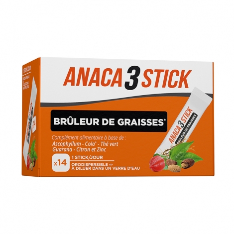 Anaca 3 Stick Brûleur de Graisses 14 sticks pas cher, discount