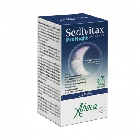 Aboca Sedivitax Pronight Advanced 27 comprimés pas cher, discount