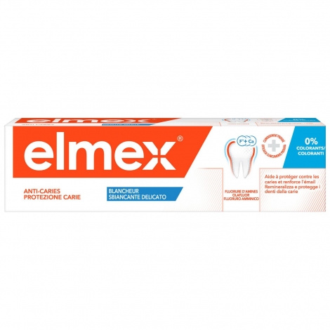 Elmex Anti-Caries Dentifrice Blancheur 75ml pas cher, discount