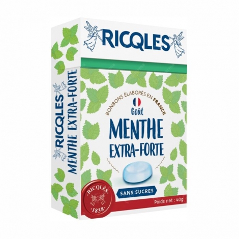 Ricqles Pastilles Menthe Forte Sans Sucre 50g pas cher, discount
