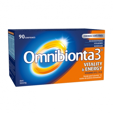 Omnibionta 3 Vitality & Energy 30 comprimés pas cher, discount