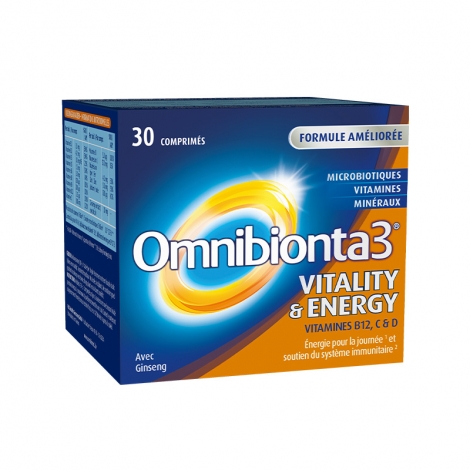 Omnibionta 3 Vitality & Energy 90 comprimés pas cher, discount